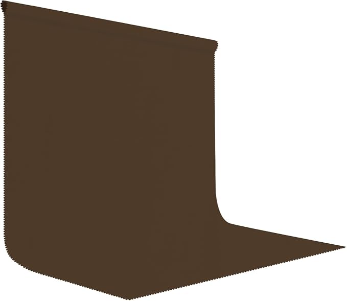 Brown Photography Backdrop for Photoshoot, Fabric 10x10ft | Polyester Studio by LYLYCTY