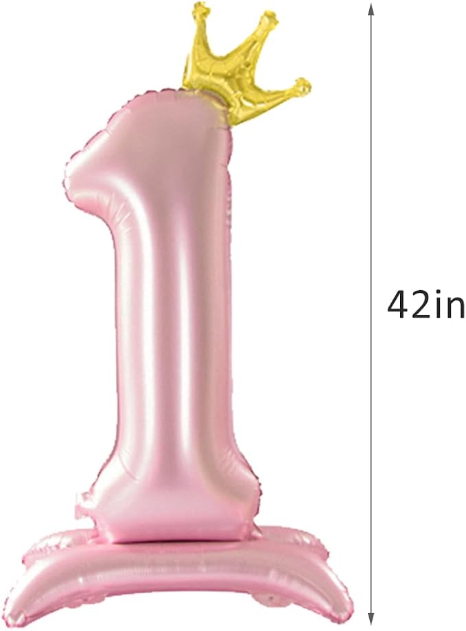42 Inch Pink Foil Number 0 Balloon, 0th Pink Birthday Decorations | Giant - Image 2