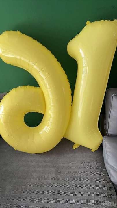 Yellow Number 0 Balloon 40 Inch, 0th Birthday Party Decorations Men Women | - Image 8