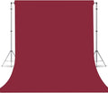 Burgundy Photography Backdrop for Photoshoot, Fabric 8x10ft | Versatile Studio by TERSUM