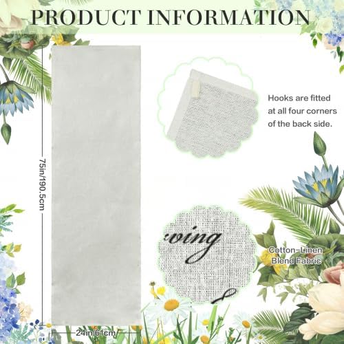 Custom Linen Wedding Welcome Banner - Image 7