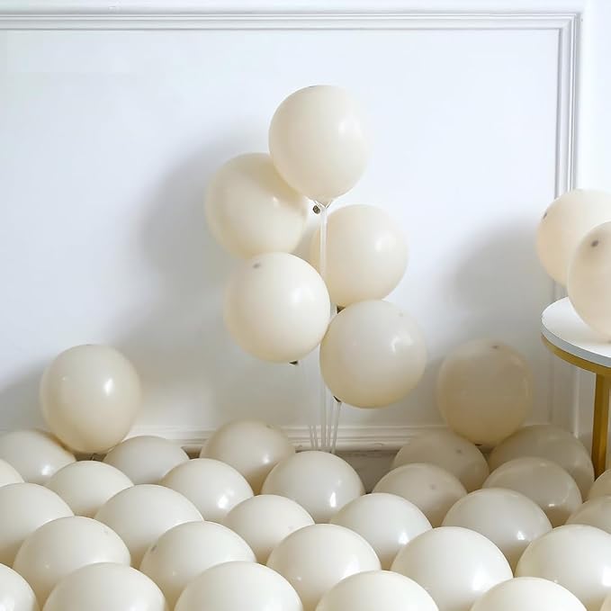 Dusty Green Balloon Arch Kit 162PCS Nude Sand White Neutral Apricot Matte - Image 4