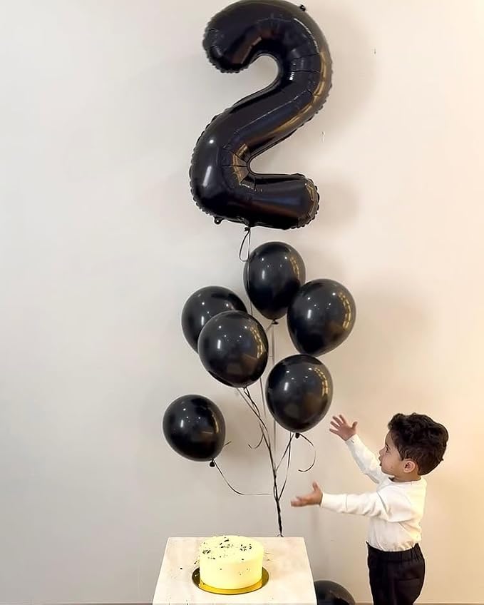 5 Balloon - Pink with Crown Birthday Number Balloons, 40 Inch Decorations | - Image 7