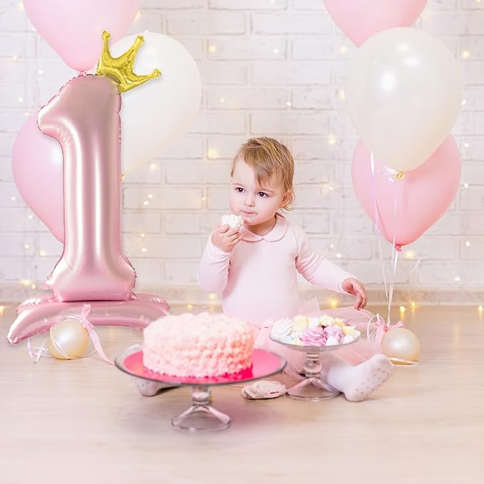 42 Inch Pink Foil Number 9 Balloon, 9th Pink Birthday Decorations | Giant - Image 7
