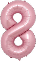 16 Inch Pink Foil Number Balloons Digital Globos Birthday Wedding Party by RUIANSI