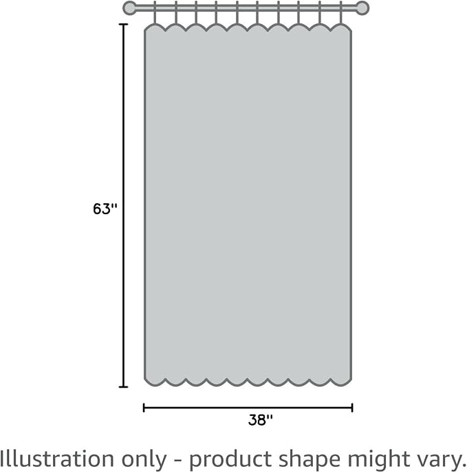Silver and Black Blackout Curtains 2 Panels Set Thermal Insulated Window - Image 9