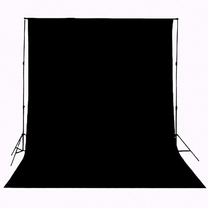Black Backdrop for Photography Portrait Background Screen for Photo Backdrop by HMTFOTO