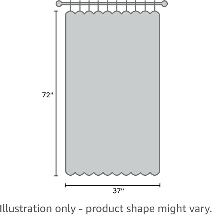 MIULEE Taupe Linen Curtains 37x72 Inch Length 2 Panels - Image 8
