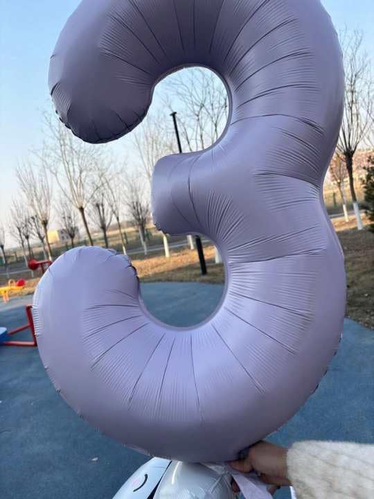 Lilac Number 1 Balloon 40 Inch - Image 2