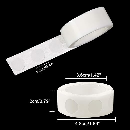UPINS 6000 Pcs Point Dots Balloon Glue Removable Adhesive Point Tapes | 60 - Image 2