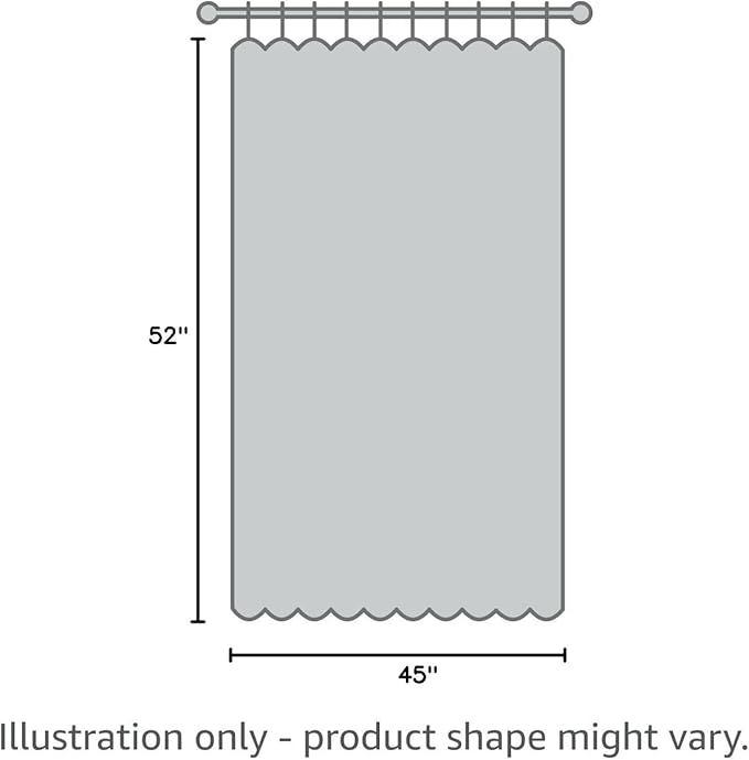 Aqua and Beige Ombre Blackout Curtains 45 Inch Length, Light Blocking Gradient - Image 10