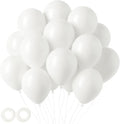 Voircoloria 105pcs White Party Latex Balloons, 12inch | by Voircoloria