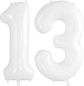 13 Balloon Numbers, Large 13 or 31 Foil Balloons, Big Number Balloon 40 Inch by TOTAFAM