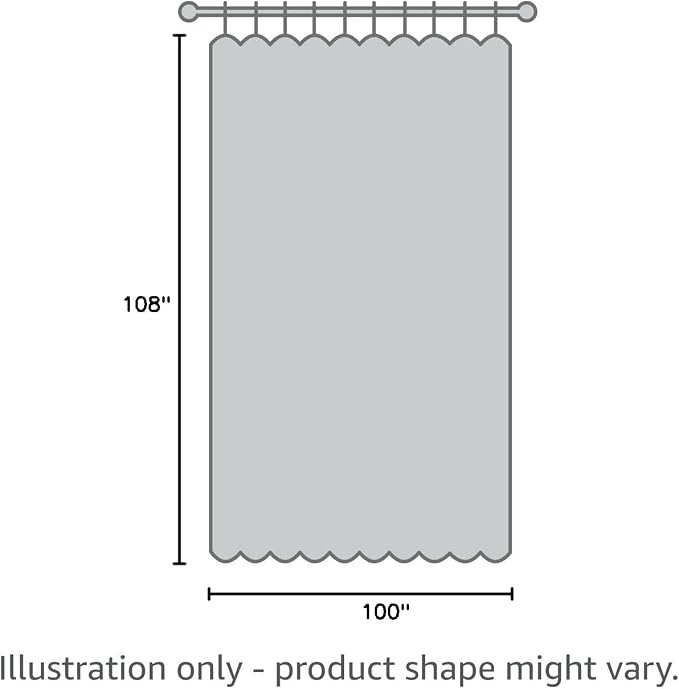 Curtain for Sliding Glass Door 100W x 108L Inch Blackout Curtain - Image 10