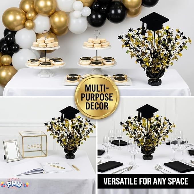 PMU Graduation Centerpieces for Table 2026, Grad Balloon Weight Centerpiece - Image 5