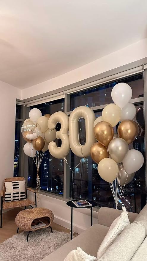 Numbers 50 Balloon 40Inch Black Balloons - Image 4