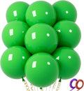 32Pcs Green Big Balloons 18 Inch, Round Large Latex Party Balloons by Qikoolaa