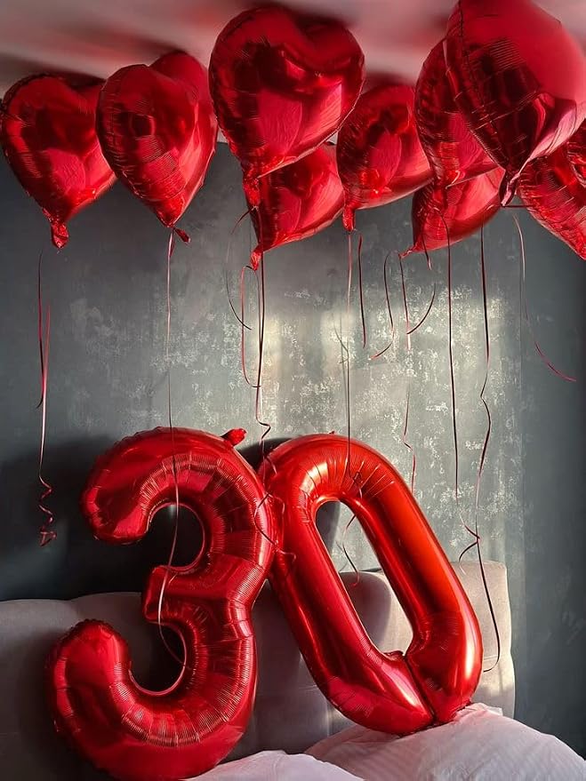 Numbers 50 Balloon 40Inch Purple Balloons - Image 3