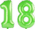 40 Inch Number 18 Balloons for 18th Birthday Party Decorations, 0-100 Fruit by FOBELEC
