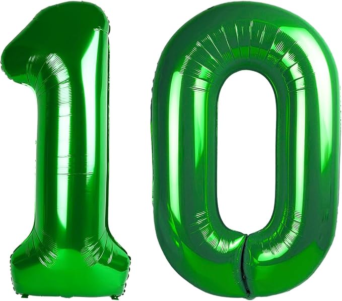 Numbers 50 Balloon 40Inch Blue Balloons by Argthjy
