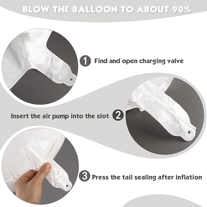 40 Inch White Number 0 Balloon Birthday Party Decorations - Image 6