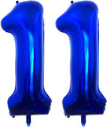 40 Inch Navy Blue 11 Balloons Giant Number 11 Balloons Navy Blue 11 Birthday by LHOAVWE