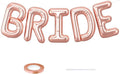 BRIDE Balloons Bachelorette Party Decorations, 16 Inch Rose Gold Bride Letter by Saxuxu