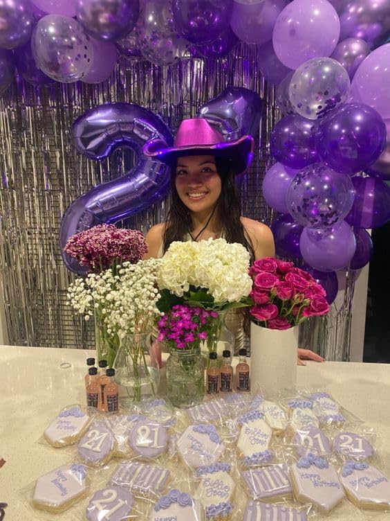 40 Inch Purple Number 9 Balloon Birthday Party Decorations - Image 7