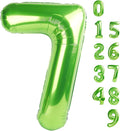 7 Balloon Number 40 Inch Light Green Balloons by Mluchee