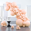 PartyWoo Pastel Orange Balloons 100pcs Light Pale Orange Peach Color | by PartyWoo