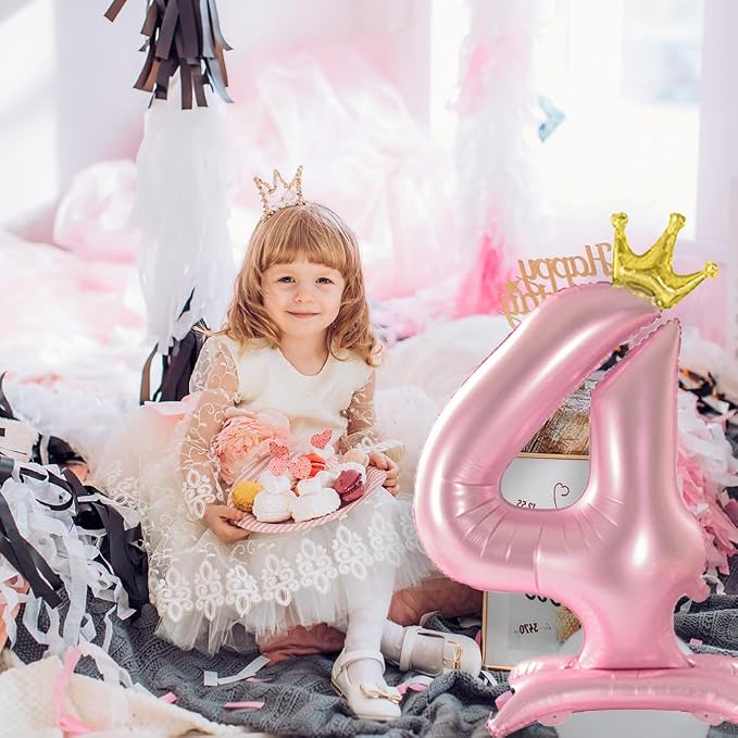 42 Inch Pink Foil Number 0 Balloon, 0th Pink Birthday Decorations | Giant - Image 7