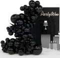 PartyWoo Black Star Spike Latex Balloon Arch Kit 110pcs Different Sizes | 18 12 by PartyWoo