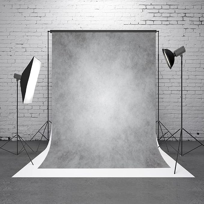 8x16ft Gray Abstract Photography Backdrops Grey Portrait Photo Studio Prop - Image 2
