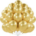 PartyWoo Metallic Gold Balloons 50pcs Chrome Gold Color 12 Inch | Balloons by PartyWoo