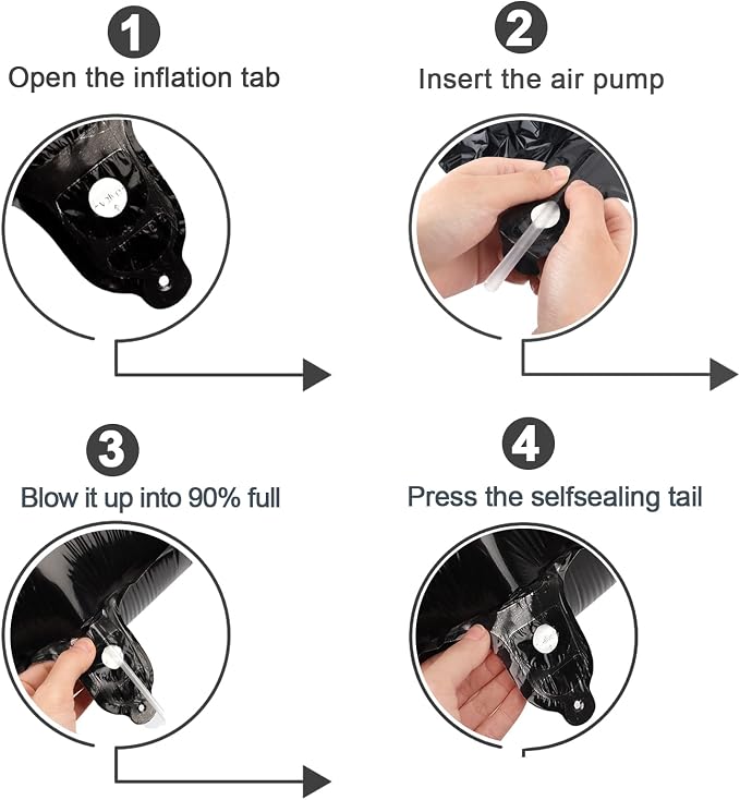 Black 4 Balloon - Image 5