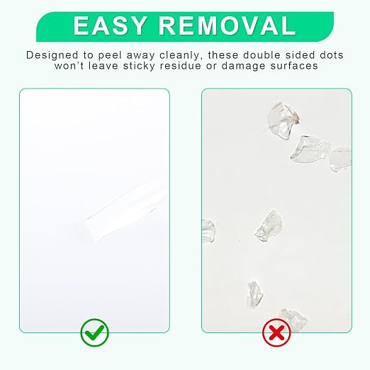 1000pcs 0.39 Inch Double Sided Sticky Dots, Mini Clear Glue Adhesive Dots - Image 5