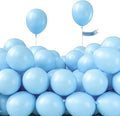 PartyWoo Light Balloons 100pcs Small Mini Pastel Sky Blue Balloons 5 Inch | by PartyWoo