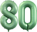 Number 80 Balloons for 80th Birthday Party Decorations, 42 Inch Jumbo Foil by GOER
