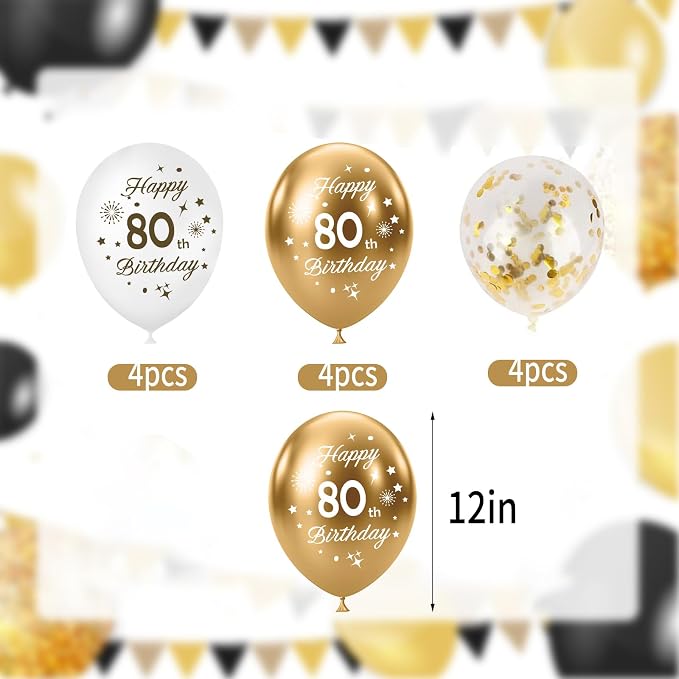 White Gold 18th Birthday Balloons Pack of 15 Men Women Happy 18th Birthday - Image 2