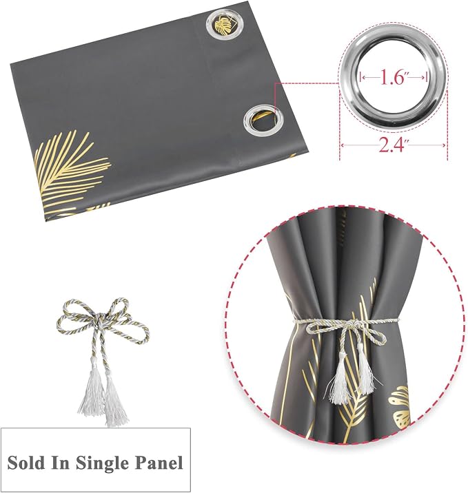 Thermal Curtain for Sliding Glass Door 100W x 84L Inch, Room Divider Curtain - Image 7