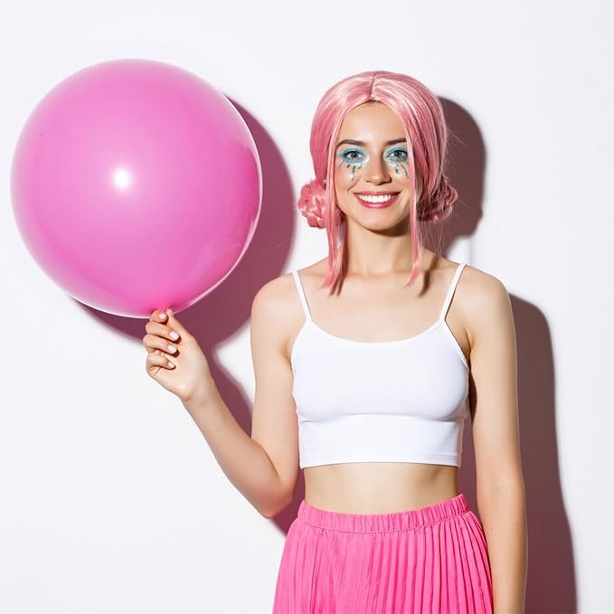 Pink Balloons Light Pink Birthday Decorations 30 Pack 18 inch Round Gender - Image 4