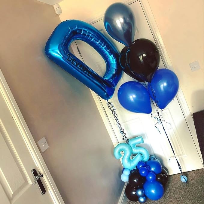 Blue Letter Q Balloon, Q Balloons Letter - Image 5