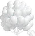 BAUANOOY 100pcs White Balloons 12 inch by BAUANOOY