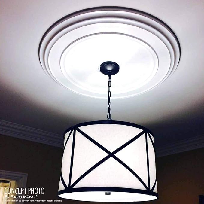 Ekena Millwork CM12BRFBS 12 1/2"OD X 3 7/8"ID X 3/4"P Bradford Ceiling - Image 19
