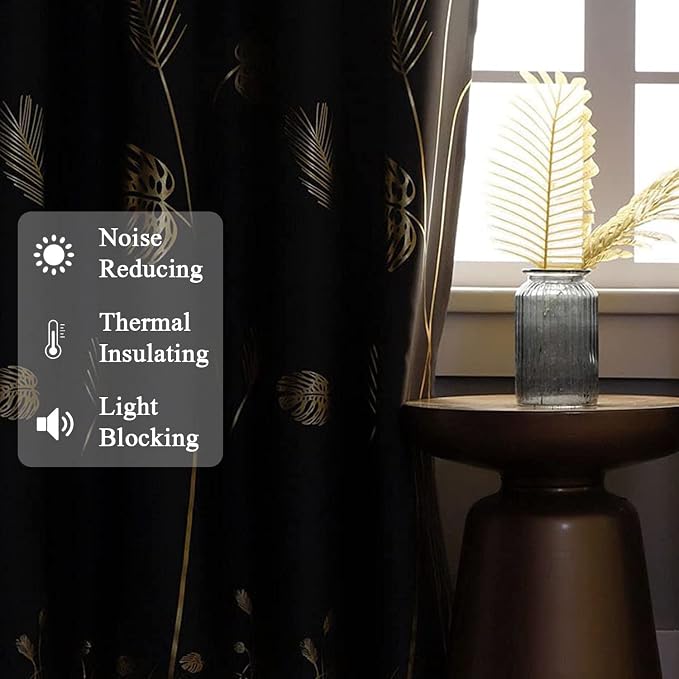 Curtain for Sliding Glass Door 100W x 108L Inch Blackout Curtain - Image 6