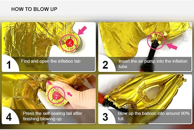16 inch Purple Alphabet Letter and Number Balloons Set Package, Aluminum - Image 2