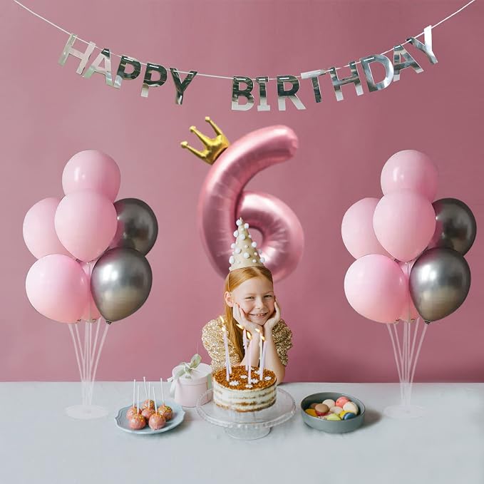 10 Sets of Balloon Stands for Table Balloon Stand Allowing Balloons To Float - Image 5