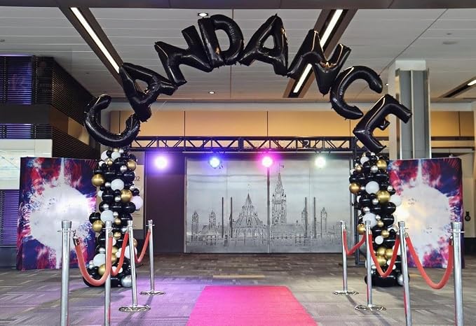 Black Letter Z Balloons, Z Balloon 40 Inch Z Balloon Letter - Image 5