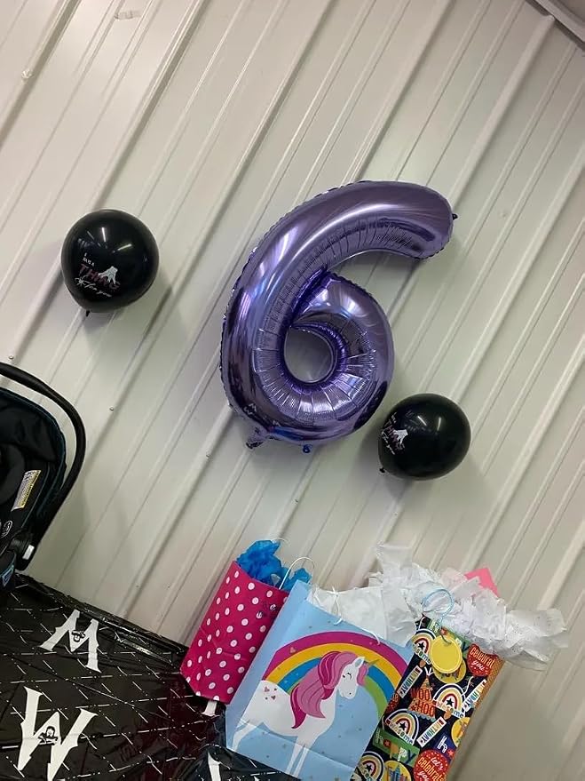 Purple Number 16 Balloon 40 Inch - Image 2