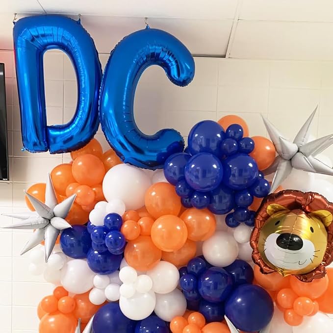 Letter Balloons 40 Inch Blue Giant Alphabet Balloons Letter P | Foil Mylar Big - Image 5